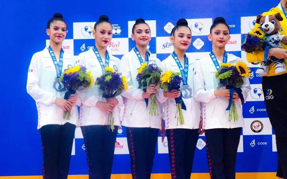 Selección Mexicana de Gimnasia Rítimica consiguieron plata y bronce en el Campeonato Panamericano (1)